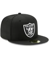 Men's New Era Black Las Vegas Raiders Omaha 59FIFTY Fitted Hat