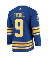 Men's Adidas Jack Eichel Royal Buffalo Sabres Home Captain Patch Authentic Pro Player Jersey