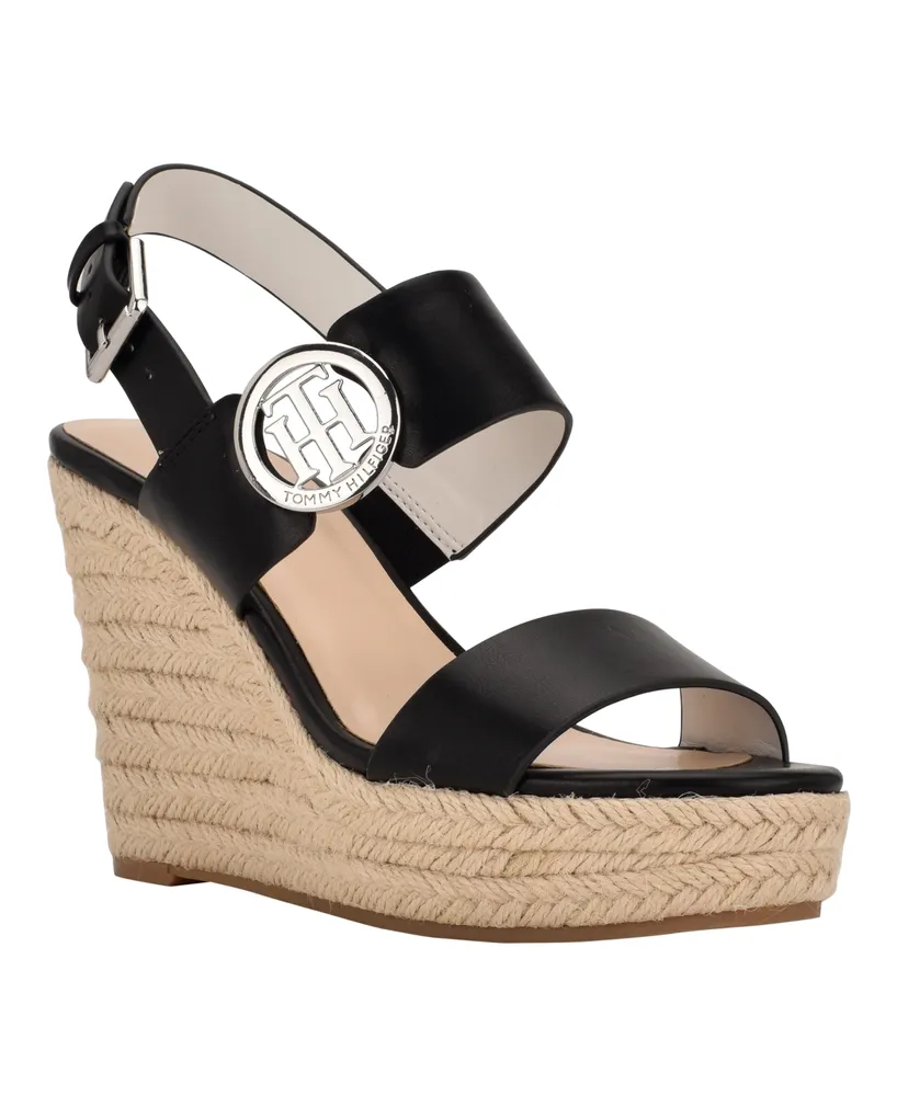 Tommy Hilfiger Women's Kahdy Logo Wedge Sandals