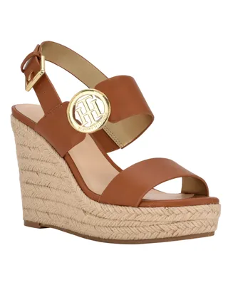 Tommy Hilfiger Women's Kahdy Logo Wedge Sandals