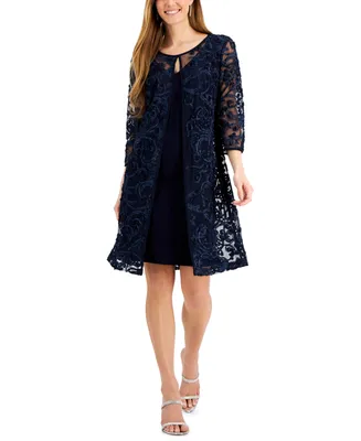 Connected Soutache Jacket Dress