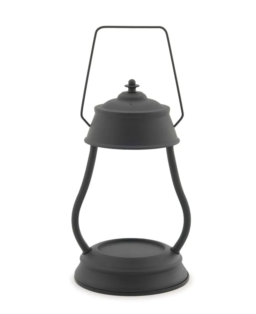 Black Hurricane Lantern Candle Warmer