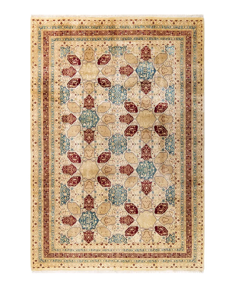 Adorn Hand Woven Rugs Mogul M125624 6'3" x 9'3" Area Rug