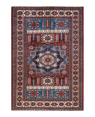 Adorn Hand Woven Rugs Tribal M187685 6'9" x 9'10" Area Rug