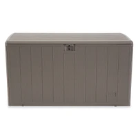 Plastic Development Group 130 Gallon Resin Outdoor Patio Storage Deck Box