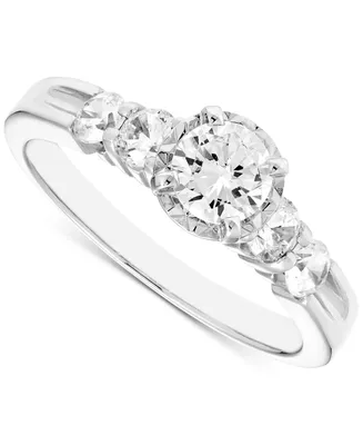Diamond Engagement Ring (1 ct. t.w.) in 14k White Gold