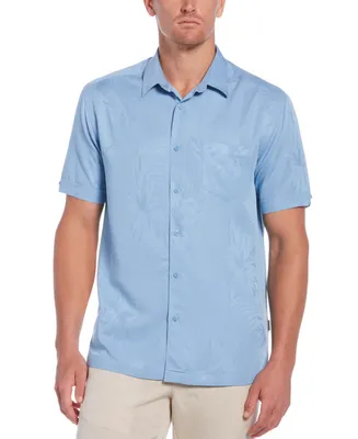 Cubavera Men's Regular-Fit Two-Tone Floral Jacquard Shirt