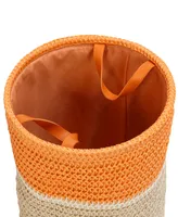 Honey Can Do Paper Straw Nesting Baskets with Handles, Set of 3