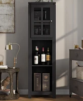 Migley Open Shelves Tower Cabinet