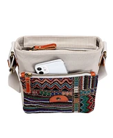 Tsd Brand Four Season Canvas Crossbody Bag