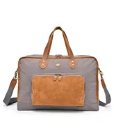 Tsd Brand Valley Oak Canvas Weekender Bag