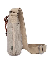 Tsd Brand Forest Canvas Crossbody Bag