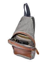 Tsd Brand Torreya Canvas Sling Bag