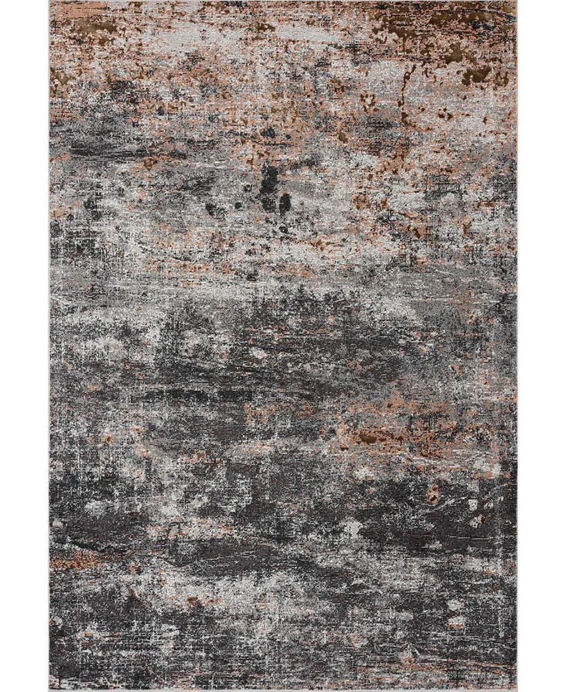 Closeout! Lr Home Tempest Abstract Sandstone Summit 5' x 7'6" Area Rug