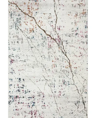 Lr Home Frenzy Abstract Prism Marble 5' x 7'6" Area Rug