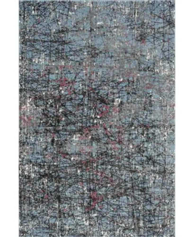 Lr Home Frenzy Abstract Fuchsia Splatter Area Rug