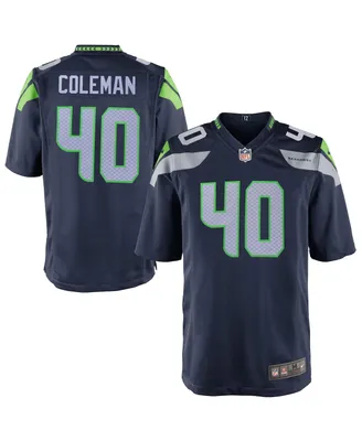 Big Boys Nike Derrick Coleman Navy Blue Seattle Seahawks Team Color Game Jersey