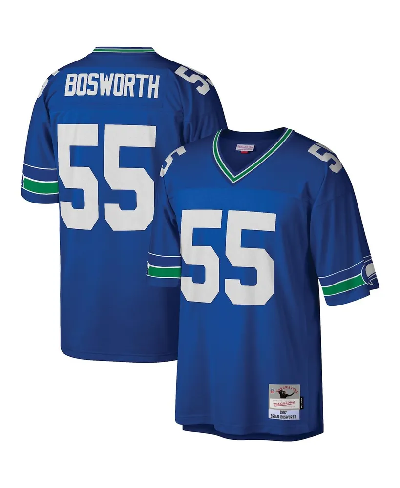 Men's Mitchell & Ness Brian Bosworth Royal Seattle Seahawks Legacy Replica  Jersey