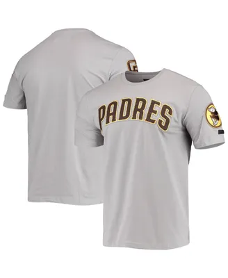 Men's Pro Standard Gray San Diego Padres Team Logo T-shirt