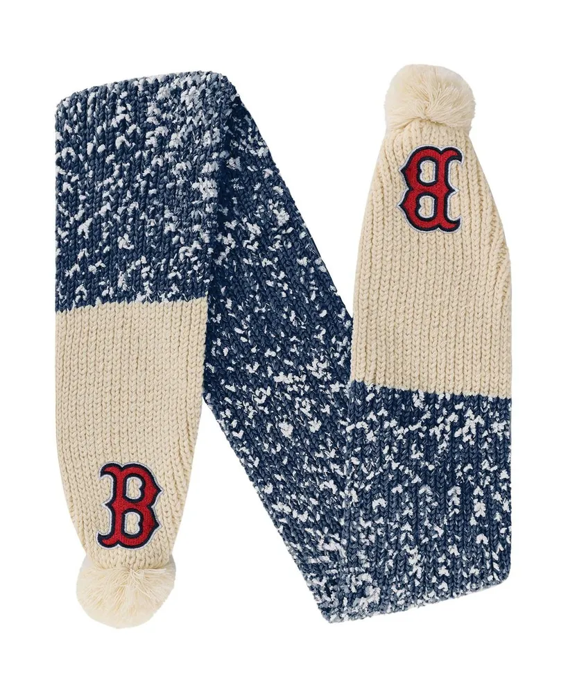 Women's Foco Boston Red Sox Confetti Scarf with Pom