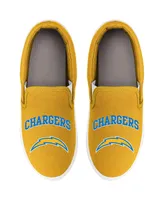 Women's Foco Los Angeles Chargers Big Logo Slip-On Sneakers