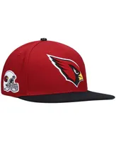 Men's Pro Standard Cardinal, Black Arizona Cardinals 2Tone Snapback Hat