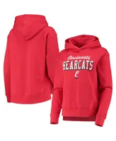 Women's Under Armour Red Cincinnati Bearcats Cincy All Day Fleece Pullover Hoodie