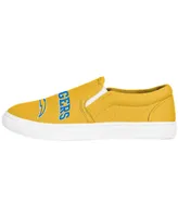 Women's Foco Los Angeles Chargers Big Logo Slip-On Sneakers