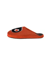 Men's Foco Philadelphia Flyers Big Logo Colorblock Mesh Slippers