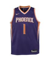 Big Boys Nike Devin Booker Purple Phoenix Suns 2021/22 Diamond Swingman Jersey - Icon Edition