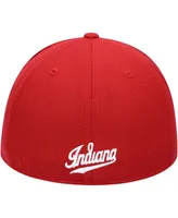 Men's Top of the World Crimson Indiana Hoosiers Team Color Fitted Hat