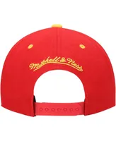 Men's Mitchell & Ness Red Houston Rockets 40th Anniversary Color Flip Snapback Hat