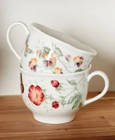 Butterfly Meadow 2-Piece Latte Mug Set