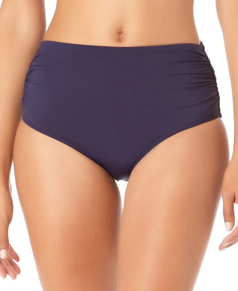 Anne Cole High-Waist Bikini Bottoms