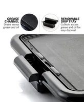 Ovente Electric Griddle, Temperature Probe and Control Knob, Indicator Light and Drip Tray