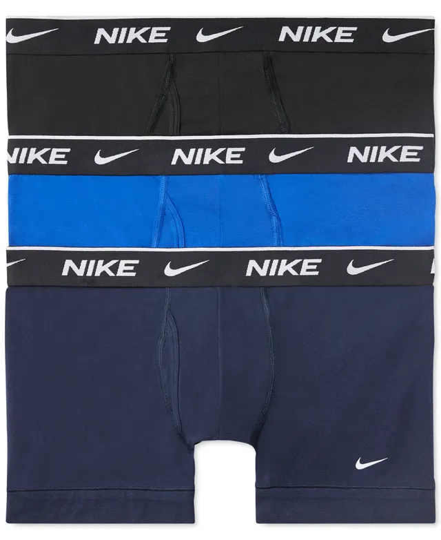 Nike Men's 3-PK. Dri-FIT Essential Cotton Stretch Trunk - Macy's