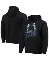 Men's Junk Food Black Tennessee Titans Star Wars Empire Pullover Hoodie