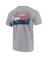 Men's Gray Syracuse Orange Comfort Colors Campus Scenery T-shirt