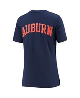 Women's Under Armour Navy Auburn Tigers Vault V-Neck T-shirt