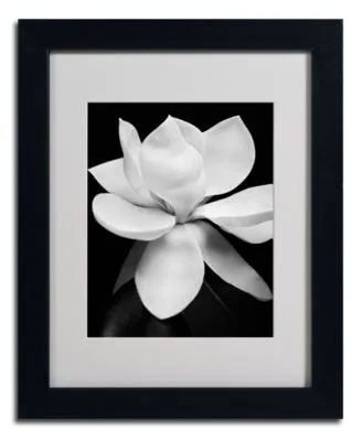 Magnolia Matted Framed Canvas Print By Michael Harrison