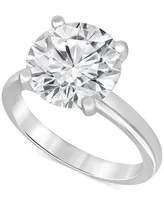 Badgley Mischka Certified Lab Grown Diamond Solitaire Engagement Ring (5 ct. t.w.) in 14k Gold