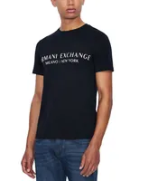 A|X Armani Exchange Men's Milano New York Logo Graphic T-Shirt