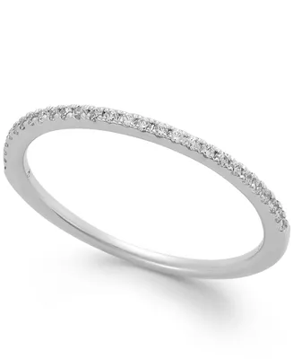 Diamond Pave Ring (1/8 ct. t.w.) 14k Gold or White
