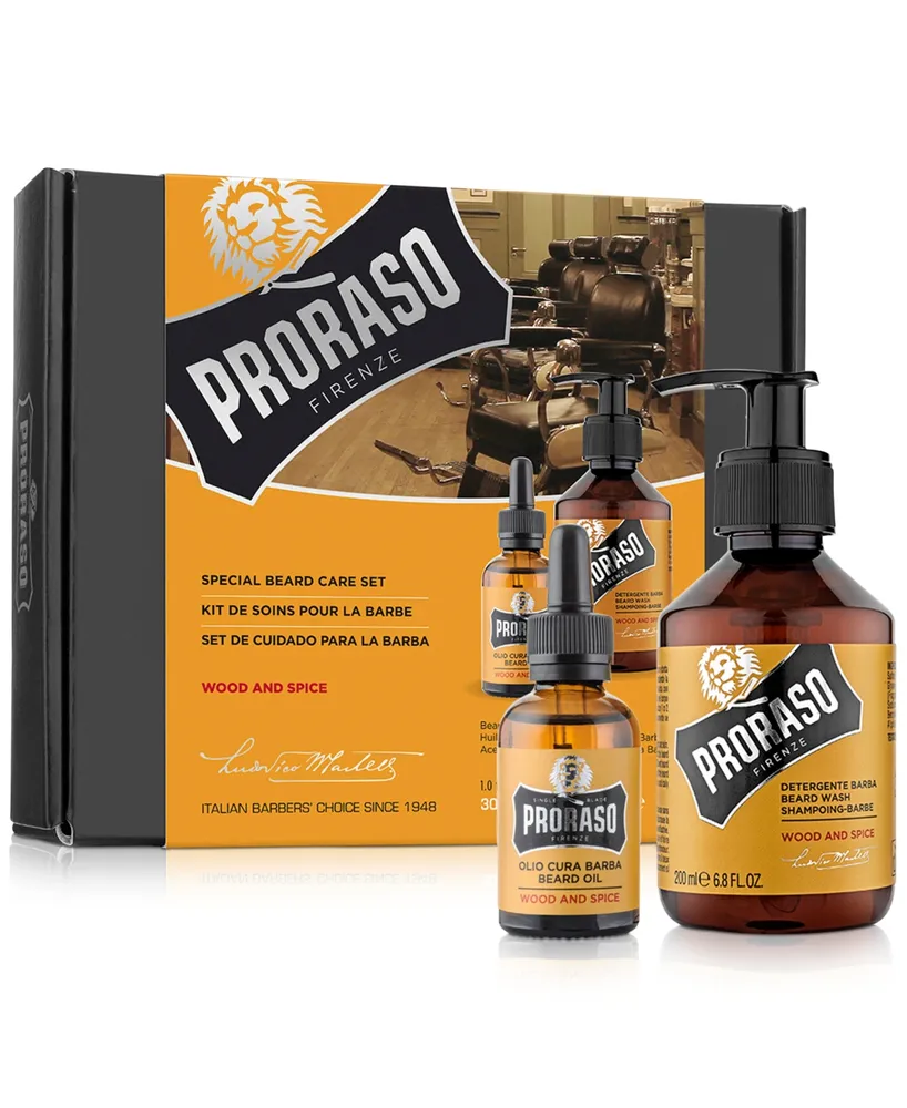 Proraso 2-Pc. Beard Care Set For Full Or Long Beards