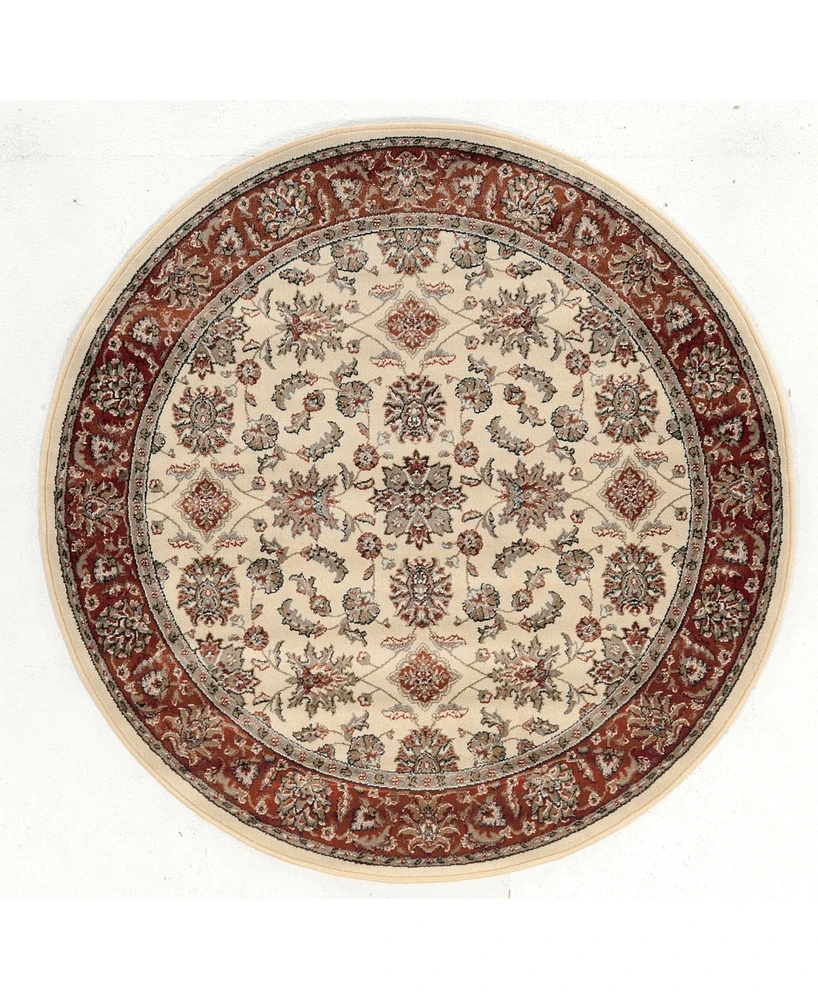 Closeout! Km Home Pesaro 5'3" x 5'3" Round Area Rug