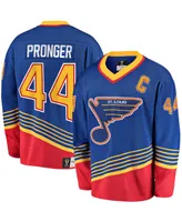 Men's Fanatics Chris Pronger Blue St. Louis Blues Breakaway Retired Player Jersey