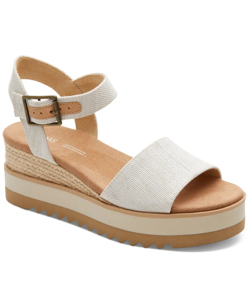 Toms Women's Diana Flatform Wedge Sandals