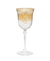 9.5 Oz Water Glasses with Artwork, Set of 6
