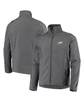 Men's Dunbrooke Charcoal Philadelphia Eagles Sonoma Softshell Full-Zip Jacket