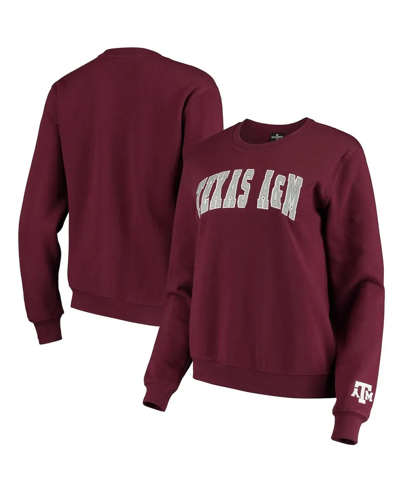 Women's Colosseum Maroon Texas A&M Aggies Campanile Pullover Sweatshirt